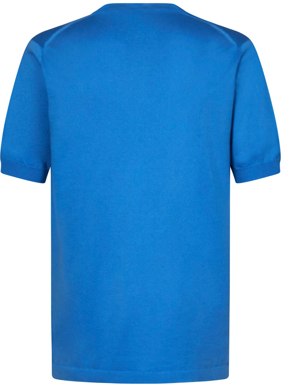 Kiton Sweaters Blue Blauw