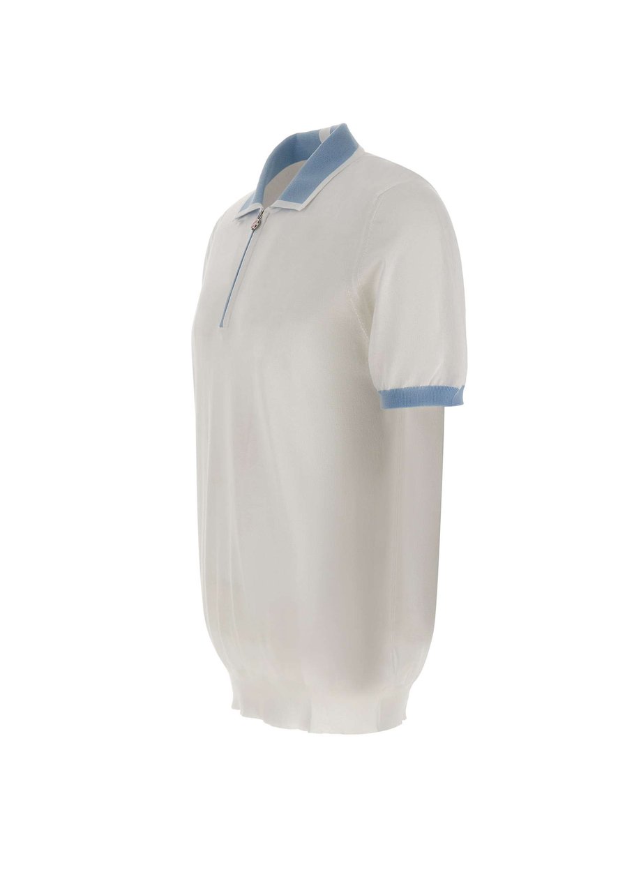 Kiton T-Shirts And Polos Blue Blauw