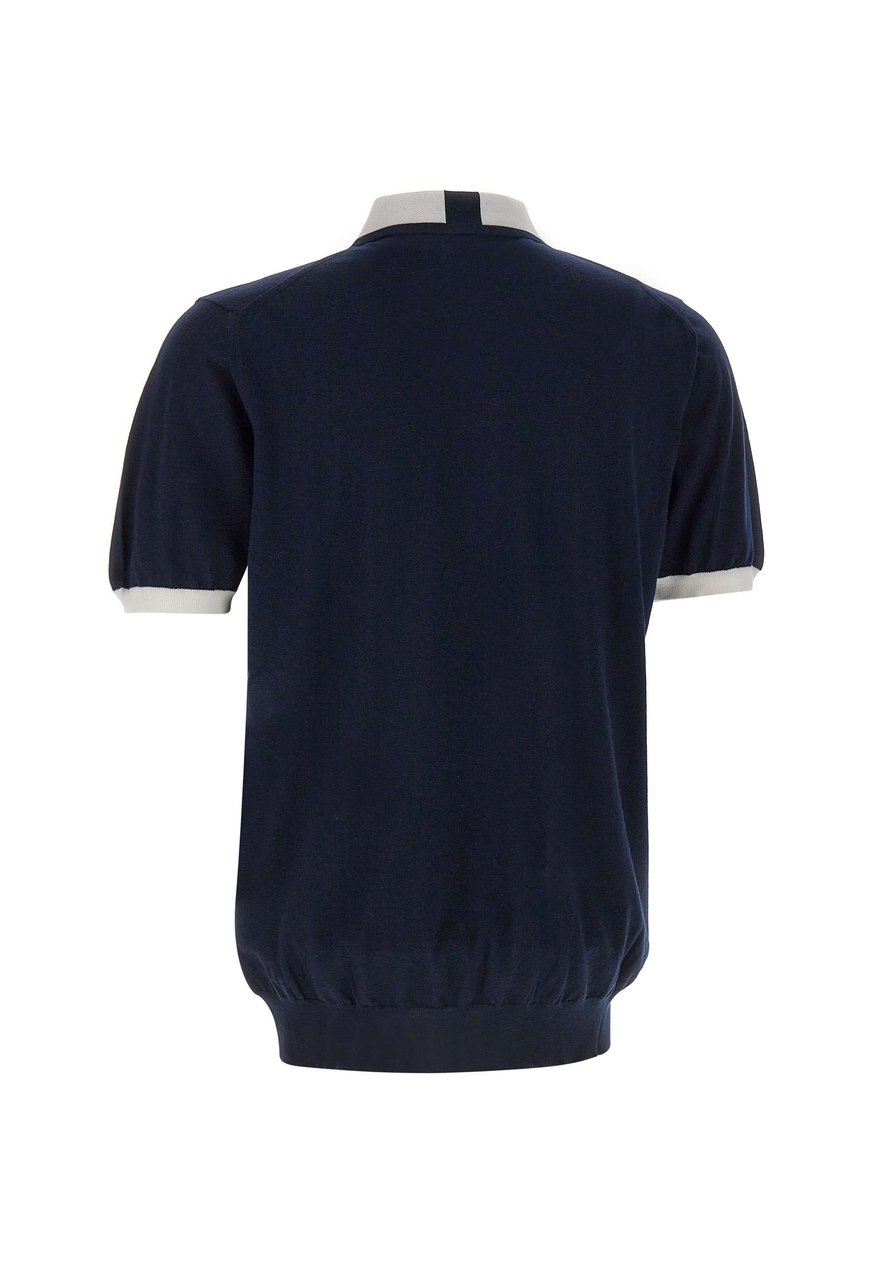 Kiton T-Shirts And Polos Blue Blauw