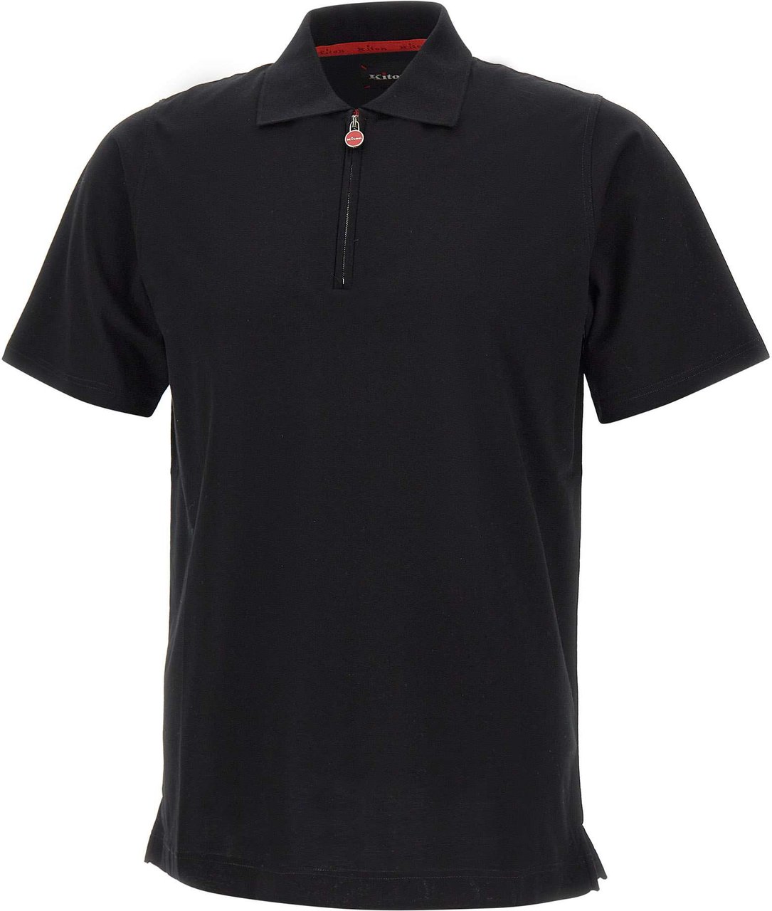 Kiton T-Shirts And Polos Black Zwart