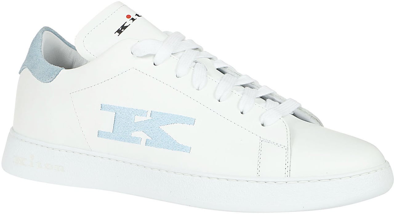 Kiton A068 Sneakers White Wit