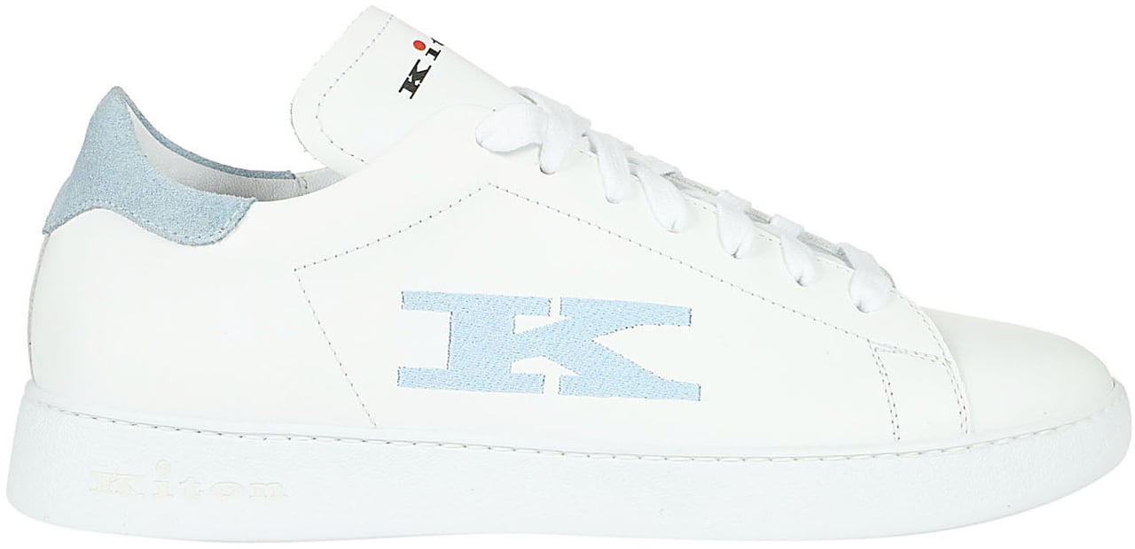 Kiton A068 Sneakers White Wit