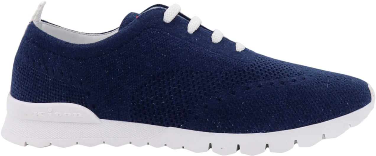 Kiton Sneakers Blue Blauw