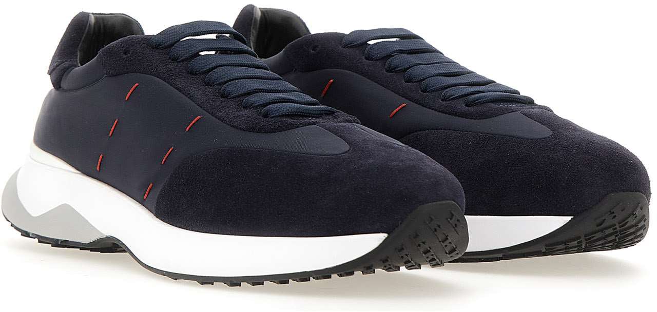 Kiton Sneakers Blue Blauw