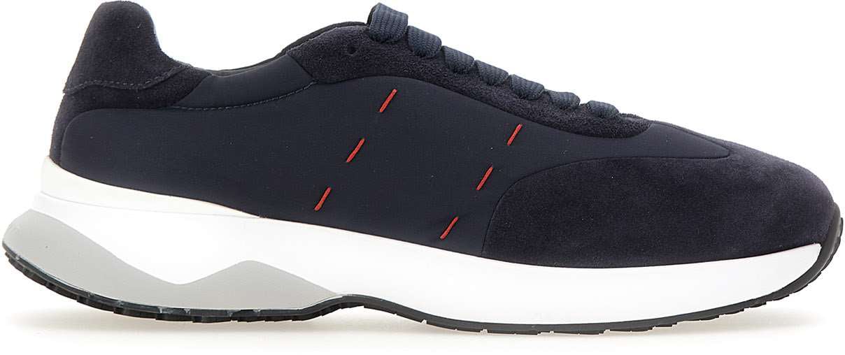 Kiton Sneakers Blue Blauw