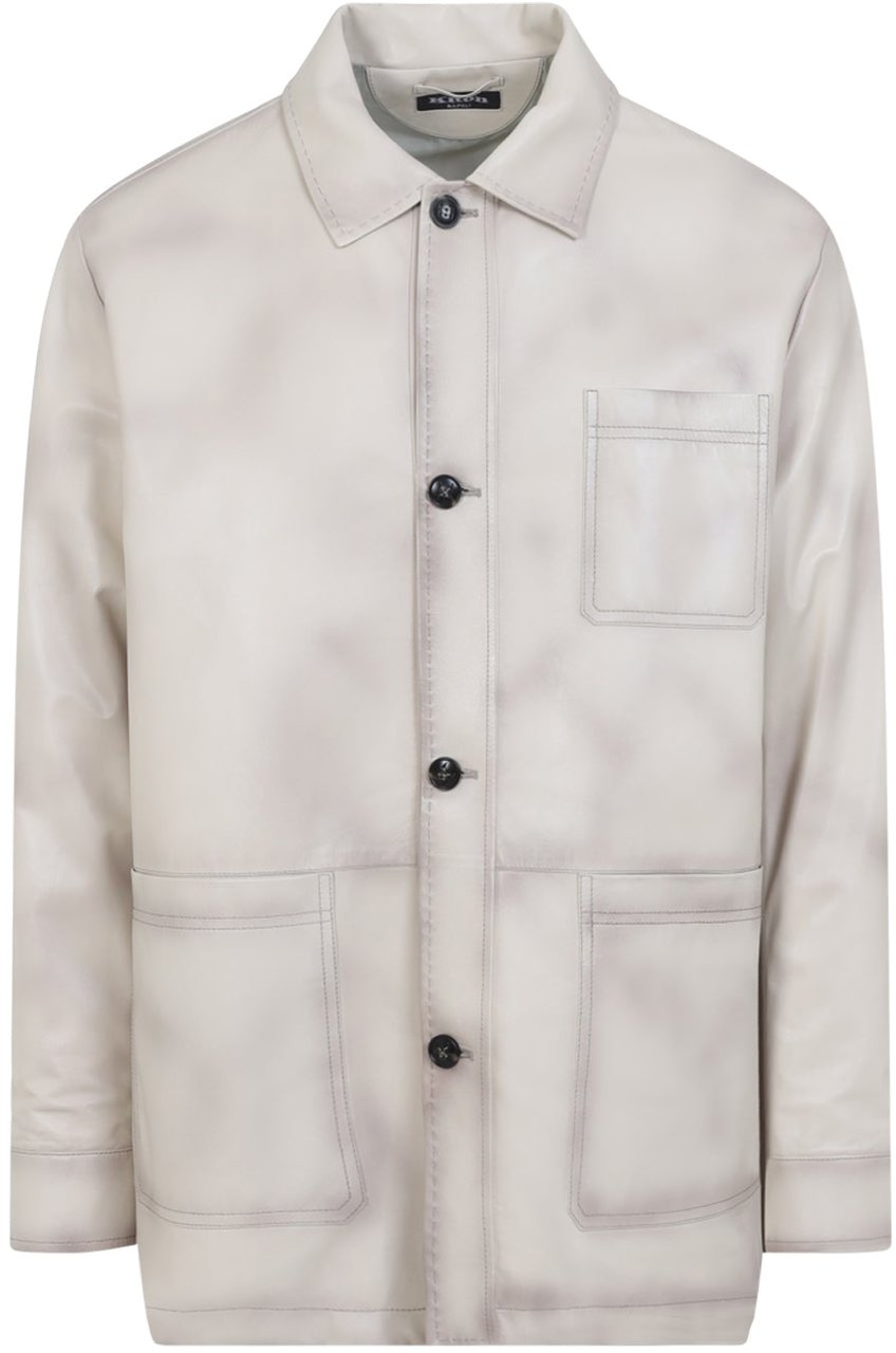 Kiton Kiton Lamb Leather Jacket Divers