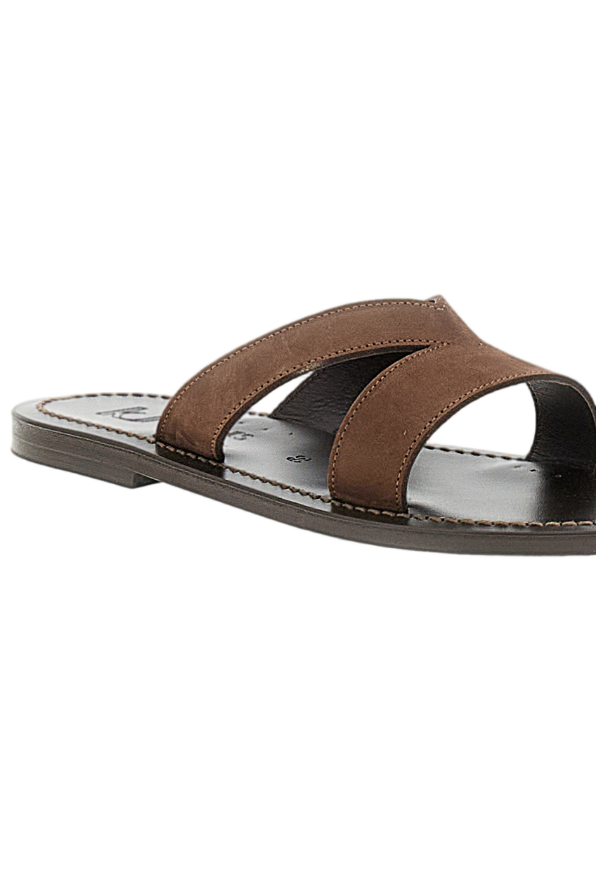 K.Jacques Kalomira Flat Slides Bruin