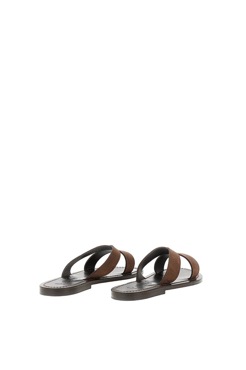 K.Jacques Kalomira Flat Slides Bruin
