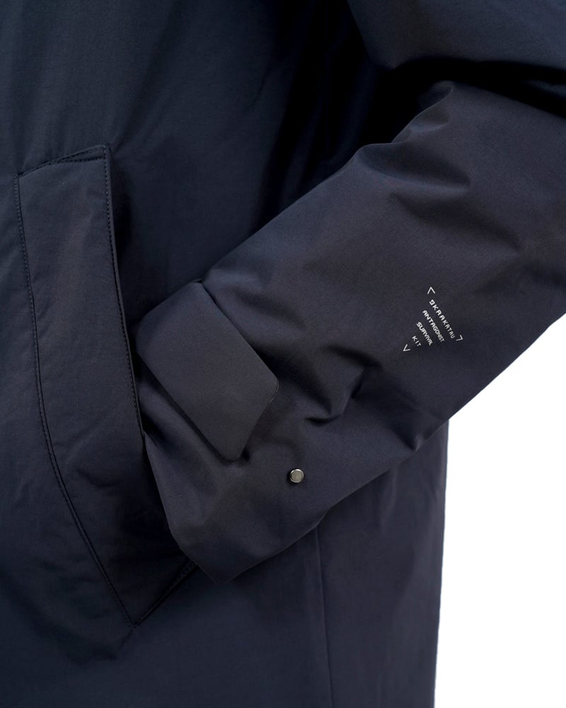 Krakatau Bleriot Qm549 Trenchcoat Blauw