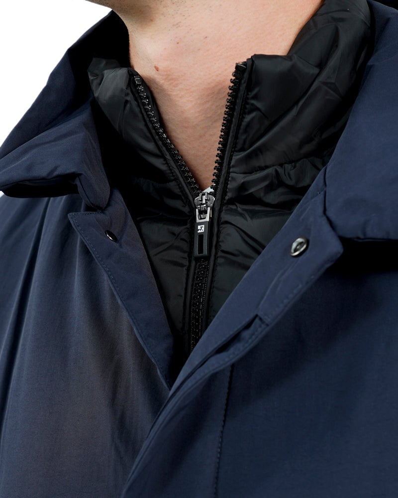 Krakatau Bleriot Qm549 Trenchcoat Blauw