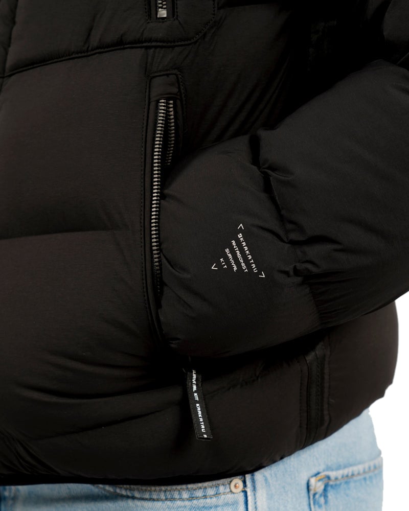 Krakatau Qm558 Puffer Winterjas Zwart