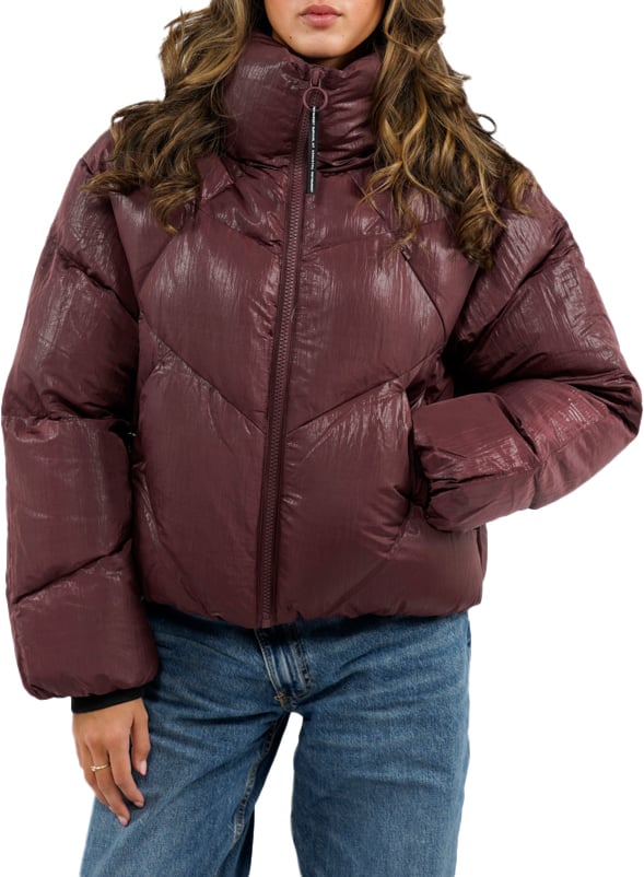 Krakatau Nebula Puffer Jas Qw531 Rood