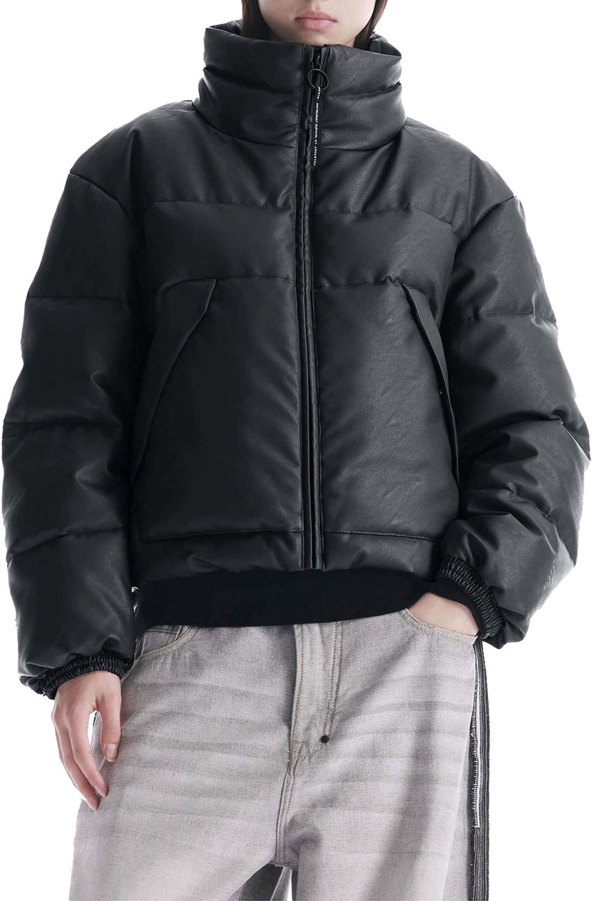 Krakatau Narwaru Faux Leren Puffer Qw543 Zwart