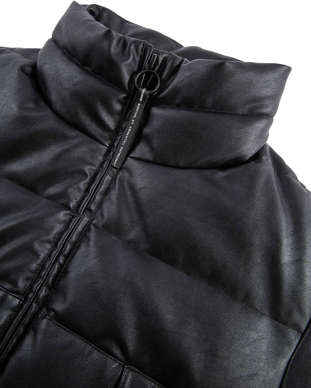 Krakatau Narwaru Faux Leren Puffer Qw543 Zwart