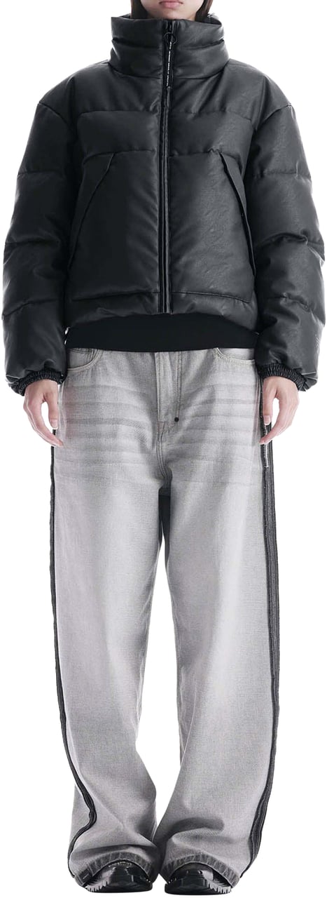 Krakatau Narwaru Faux Leren Puffer Qw543 Zwart