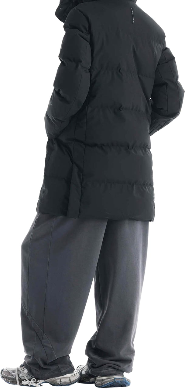 Krakatau Cassini Quilted Parka Qw539 Zwart