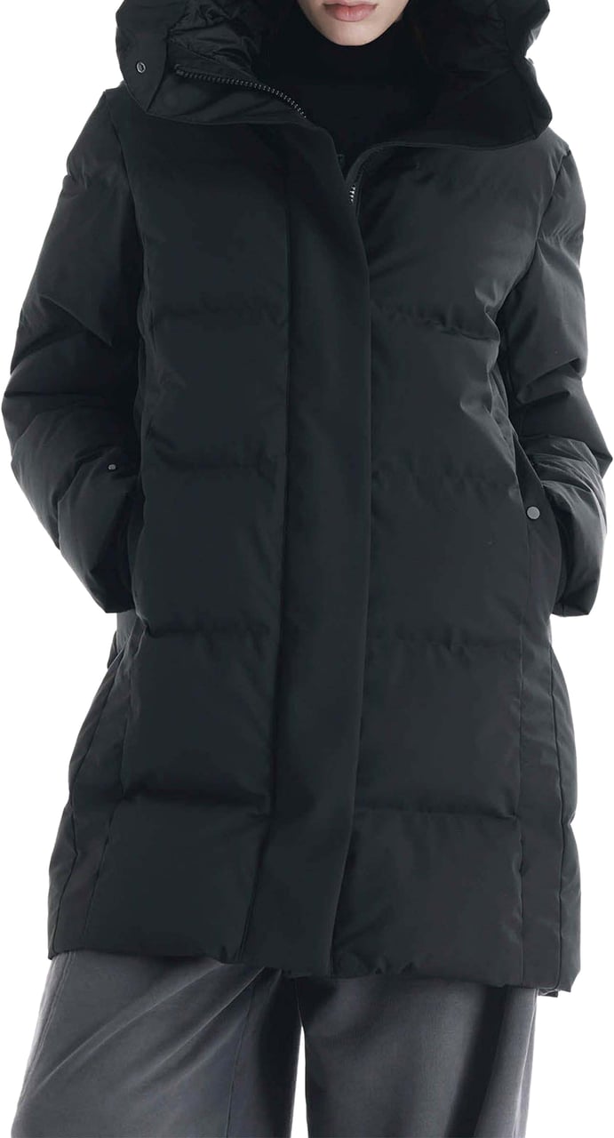 Krakatau Cassini Quilted Parka Qw539 Zwart