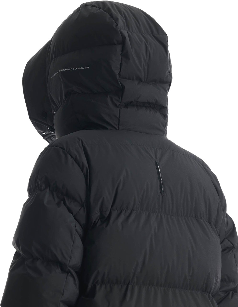 Krakatau Aitken Qw540 Lange Puffer Jas Zwart