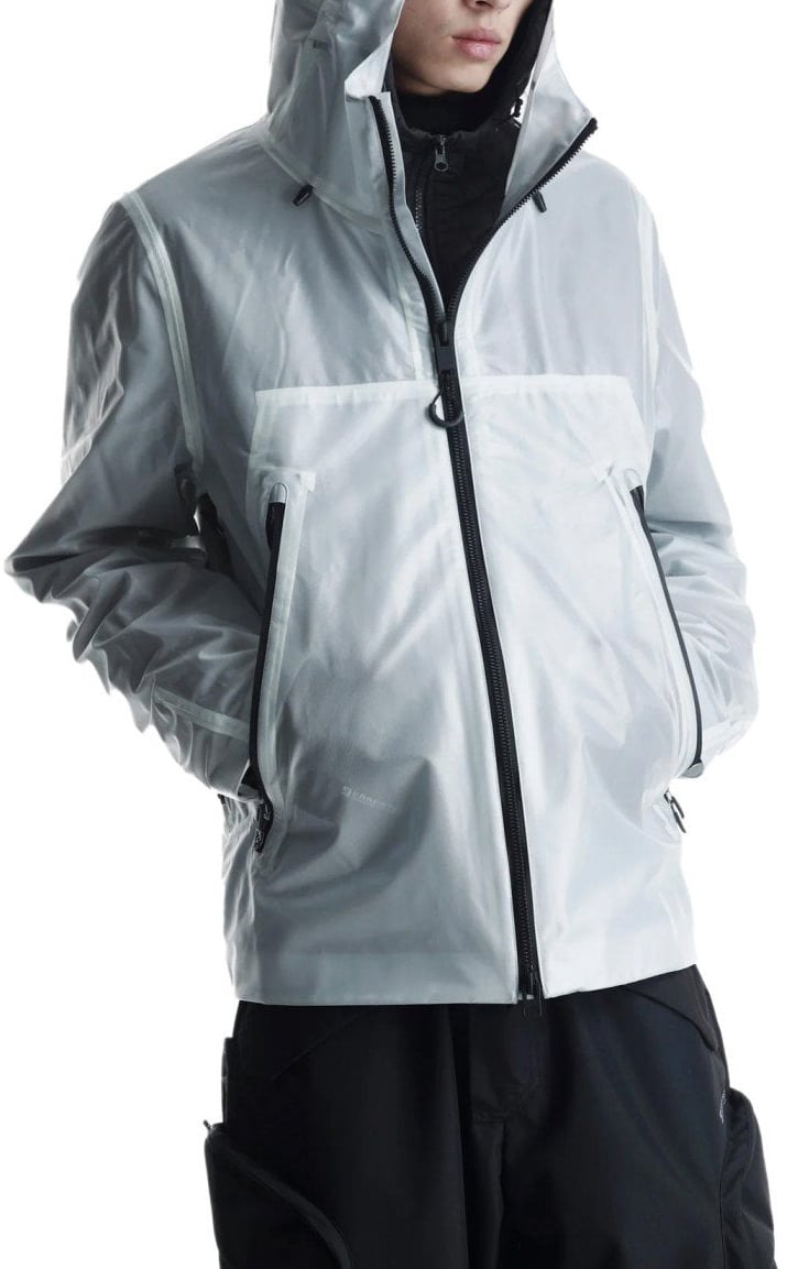 Krakatau KRAKATAU BICEP LINER HOODED JACKET Wit