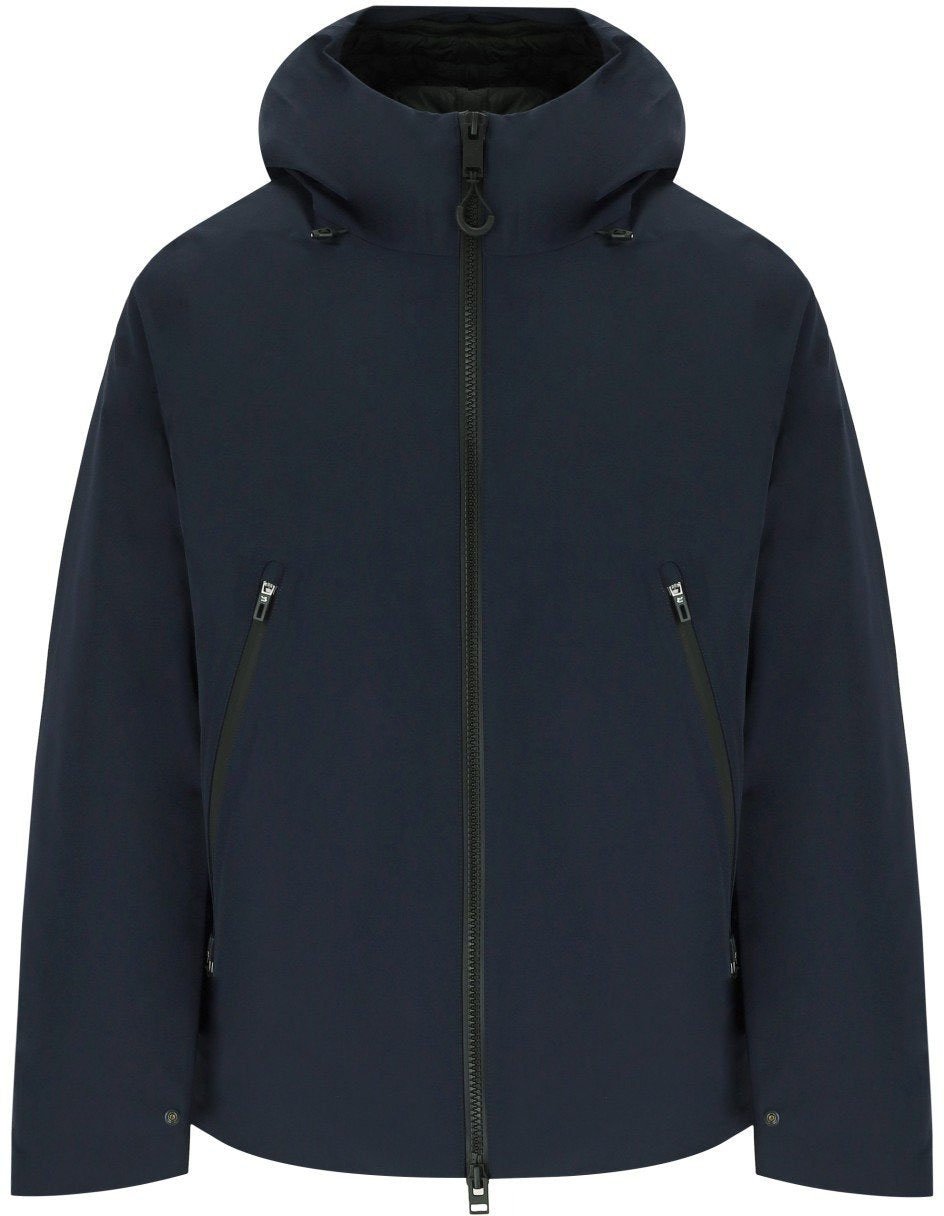 Krakatau KRAKATAU LINER BICEP NAVY HOODED JACKET Blauw