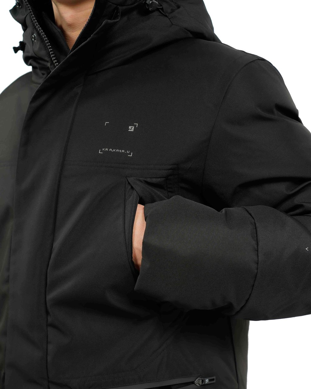 Krakatau Qm485 Marcasite Snorkel Parka Zwart
