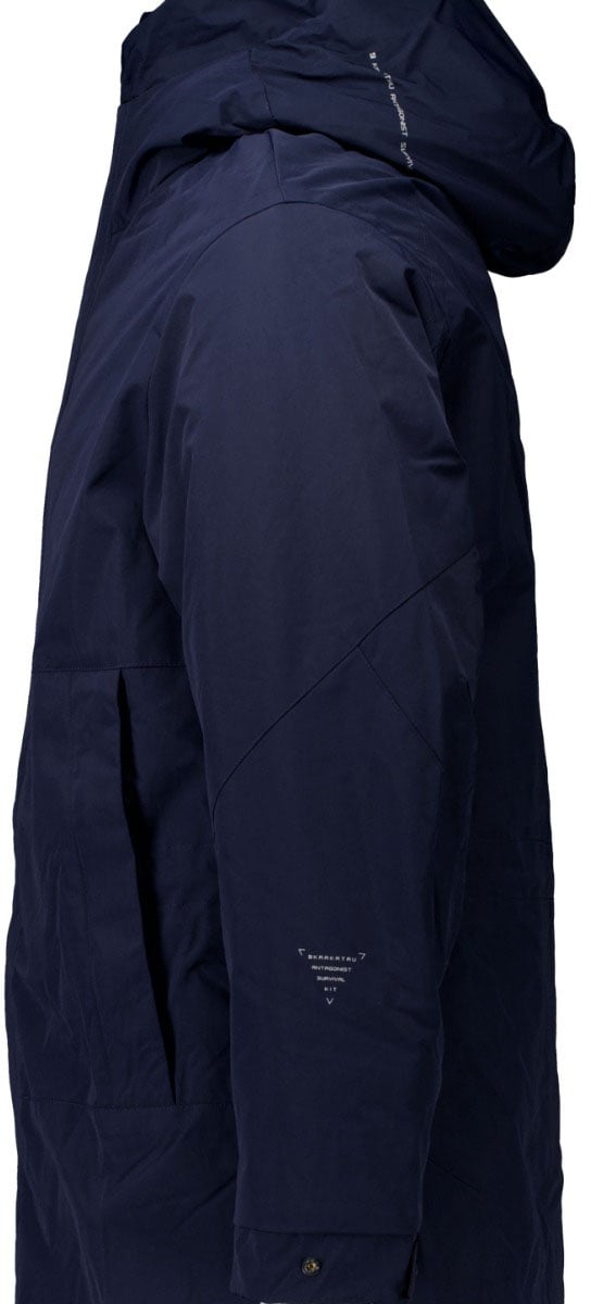 Krakatau Krakatau Qm486 Parka's Donkerblauw Qm486 Blauw