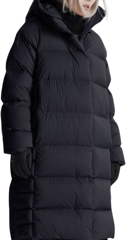 Krakatau Qw503 Aitken Long Puffer Zwart
