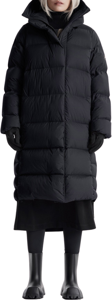 Krakatau Qw503 Aitken Long Puffer Zwart