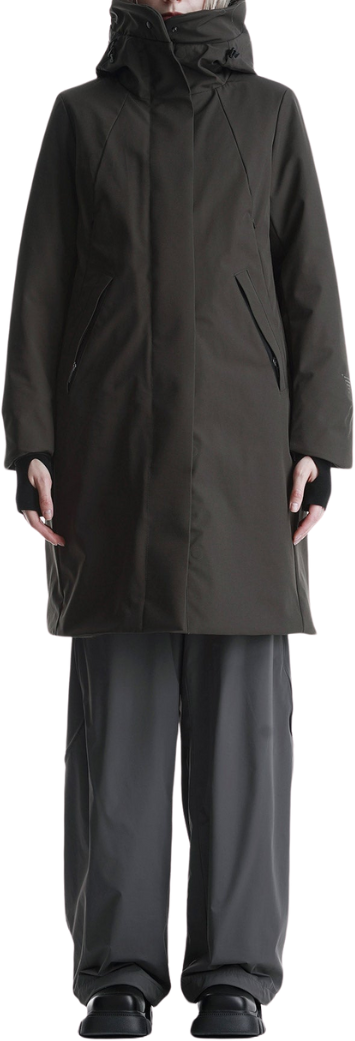 Krakatau Qw504 Gaia Technical Long Parka Groen