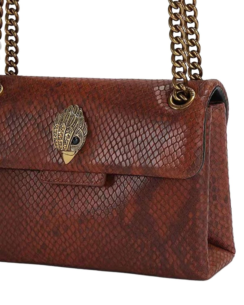 Kurt Geiger London Leather Mini Kensington Bag Wit