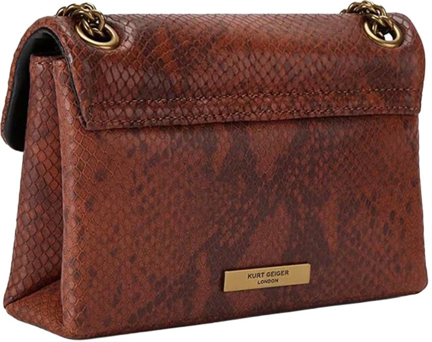 Kurt Geiger London Leather Mini Kensington Bag Wit