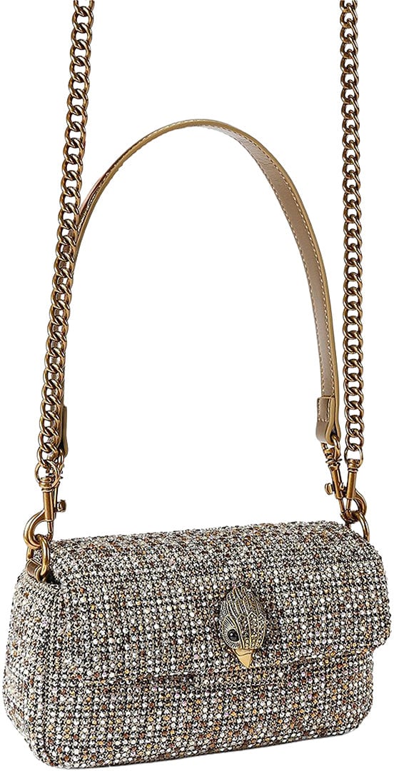 Kurt Geiger London Fabric Mini Oxford Tas Beige