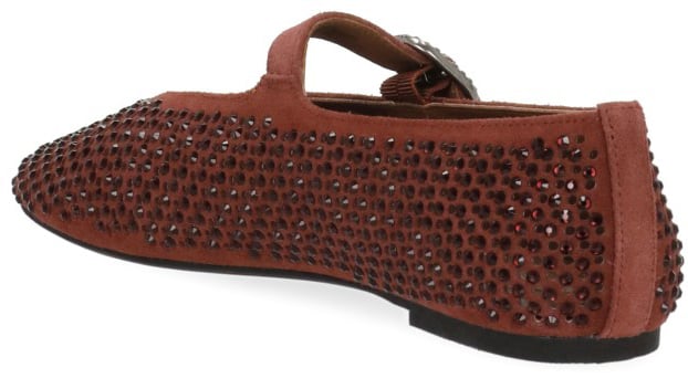 Kurt Geiger London Flat Shoes Burgundy Maroon
