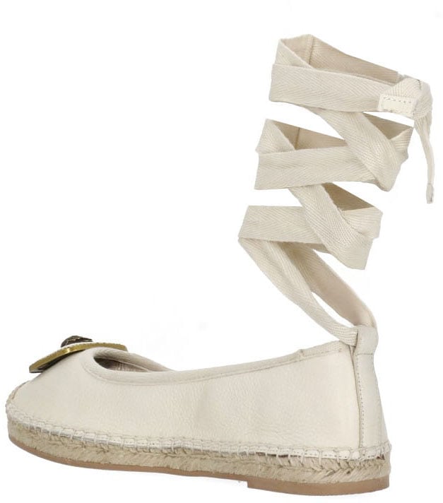 Kurt Geiger London Flat Shoes Ivory Wit