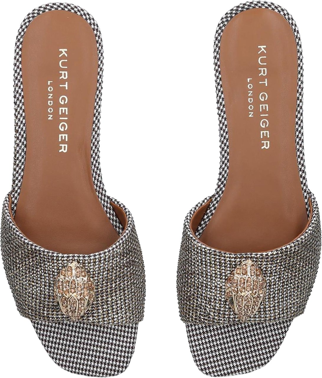 Kurt Geiger London Dames 225-Kensington Flat Sandal Beige