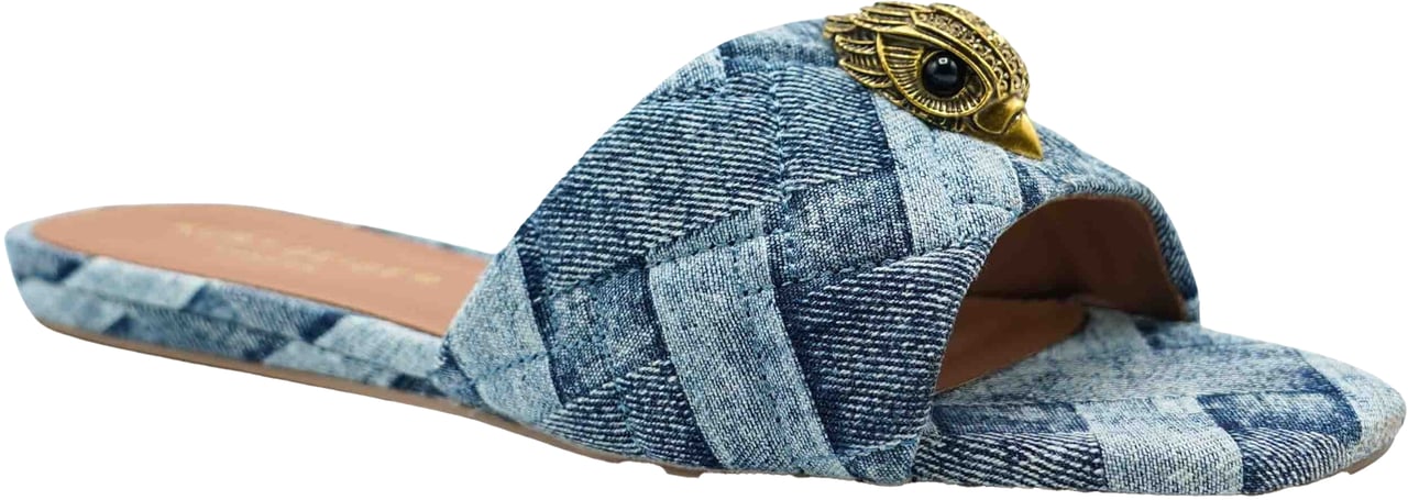 Kurt Geiger London Kensington Slipper Denim Blauw