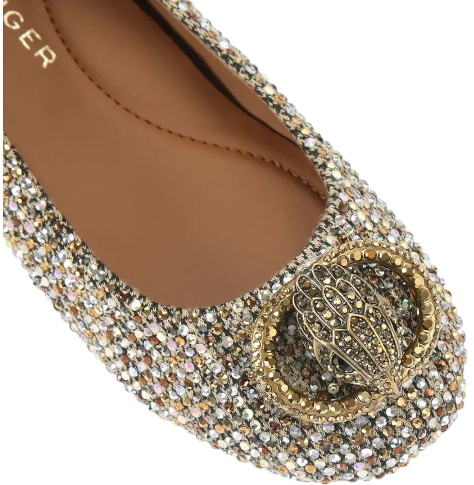 Kurt Geiger London Dames Ballerina Goud
