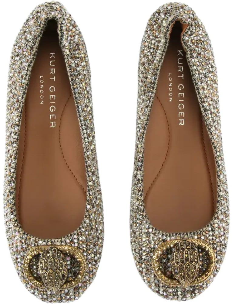 Kurt Geiger London Dames Ballerina Goud
