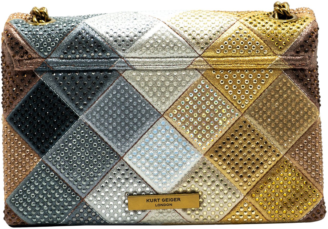 Kurt Geiger London Medium Kensington Fabric Metal Schoudertas Divers