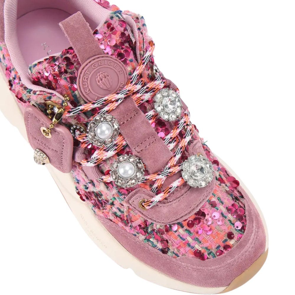 Kurt Geiger London Dames Sneaker Roze