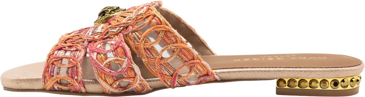 Kurt Geiger London Chelsea Woven Flat Sandaal Roze