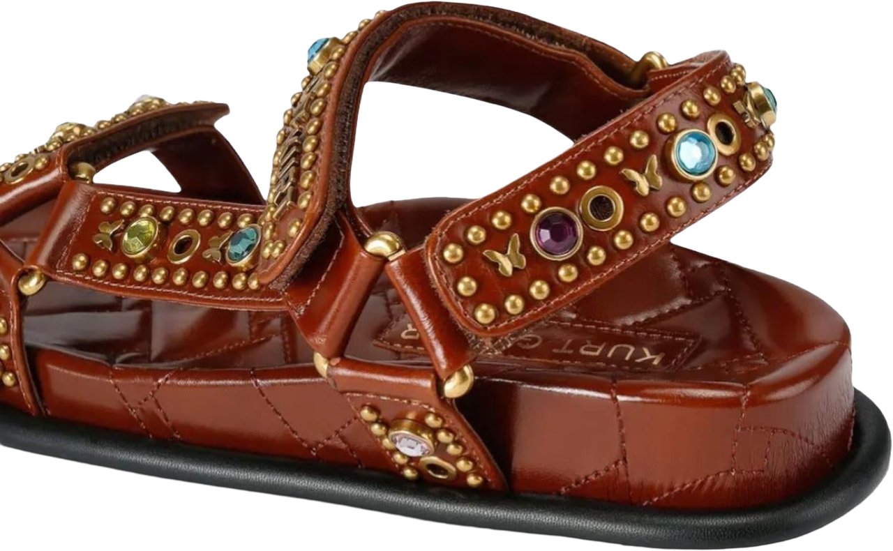 Kurt Geiger London Dames Orson Sandaal Bruin Bruin