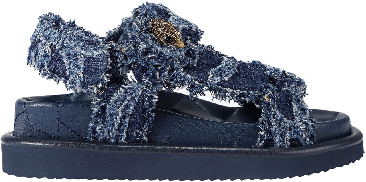 Kurt Geiger London Orson Sandal Denim Blauw