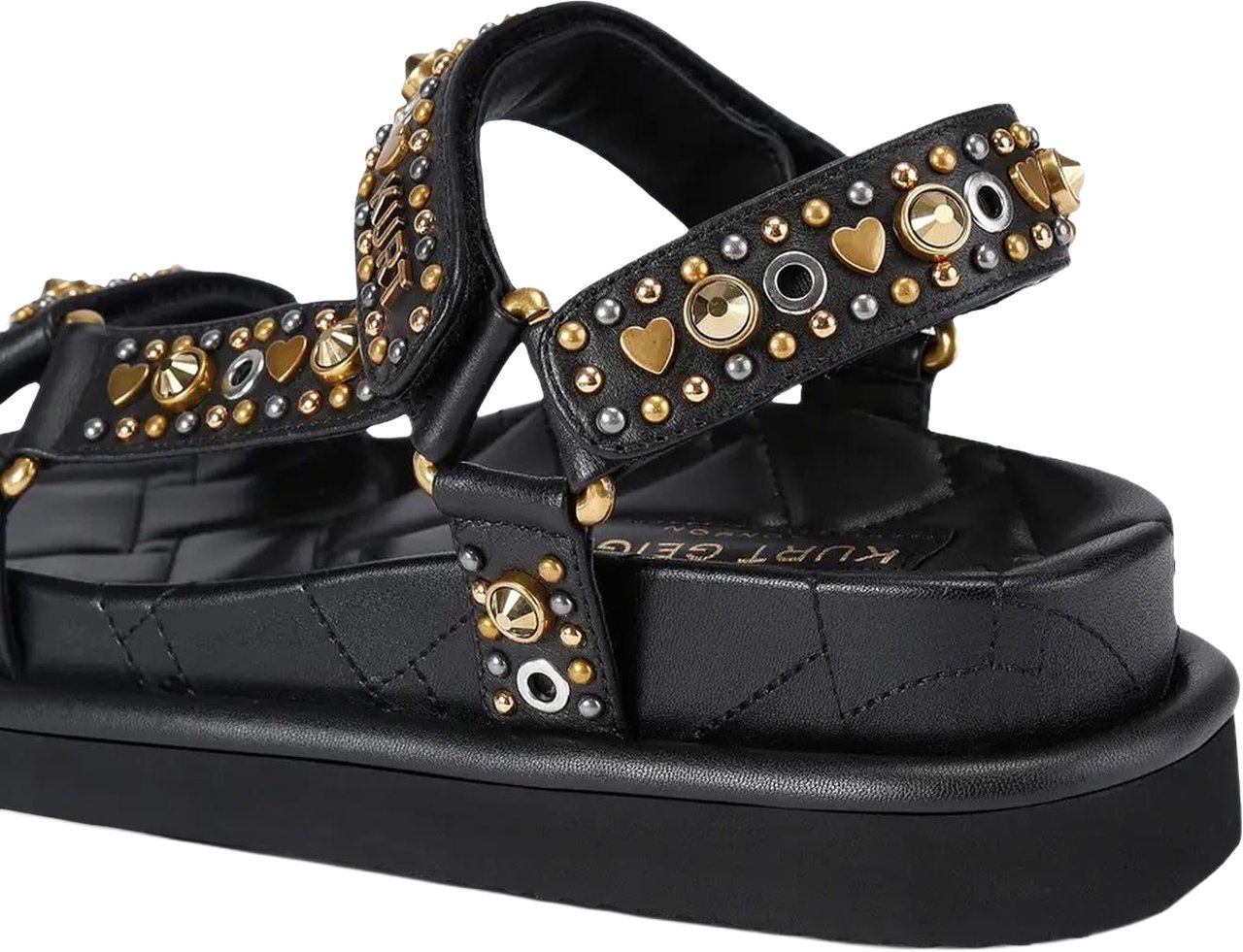 Kurt Geiger London Dames Orson Sandaal Zwart Zwart