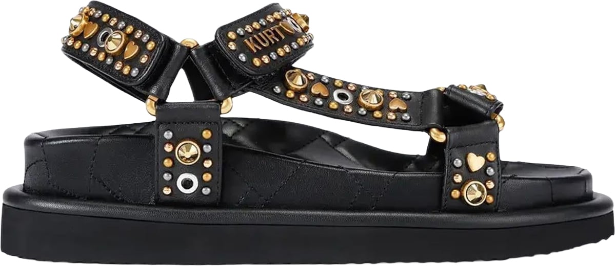 Kurt Geiger London Dames Orson Sandaal Zwart Zwart