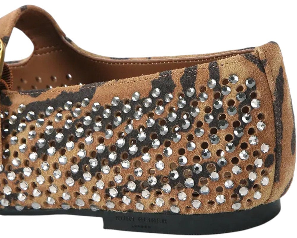 Kurt Geiger London Dames Ballerina Bruin
