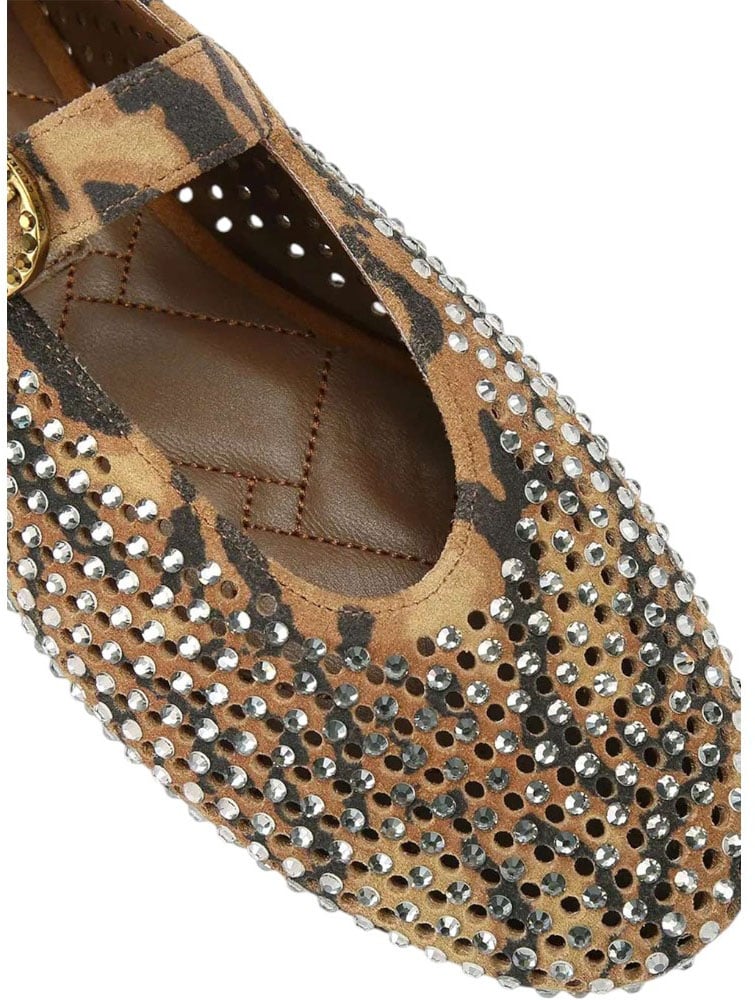 Kurt Geiger London Dames Ballerina Bruin