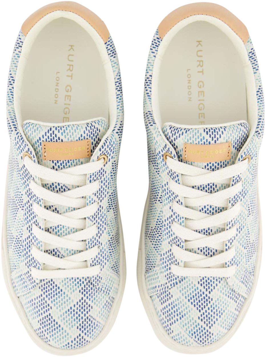 Kurt Geiger London Dames Lane Sneaker Blauw Blauw
