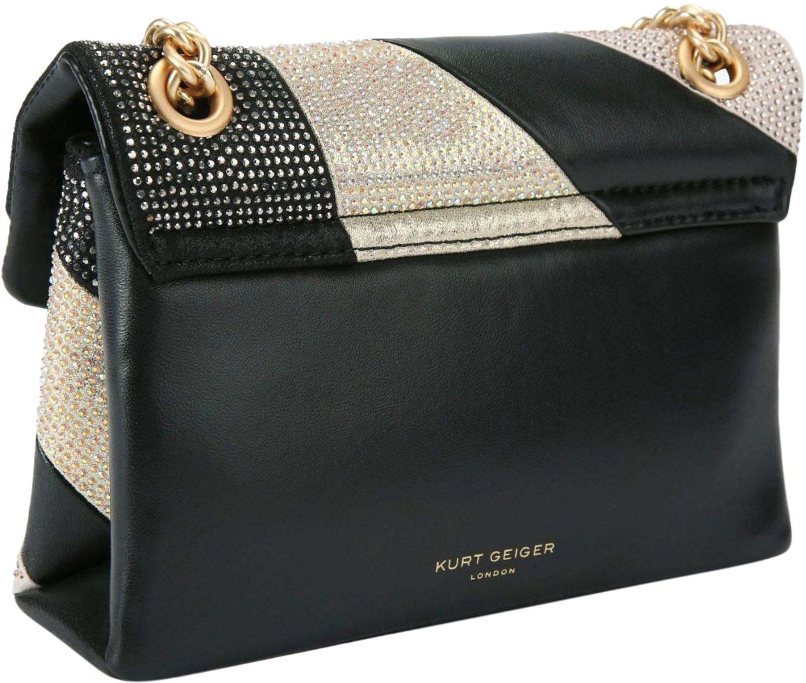 Kurt Geiger London Mini Kensington Tas Leather Zwart