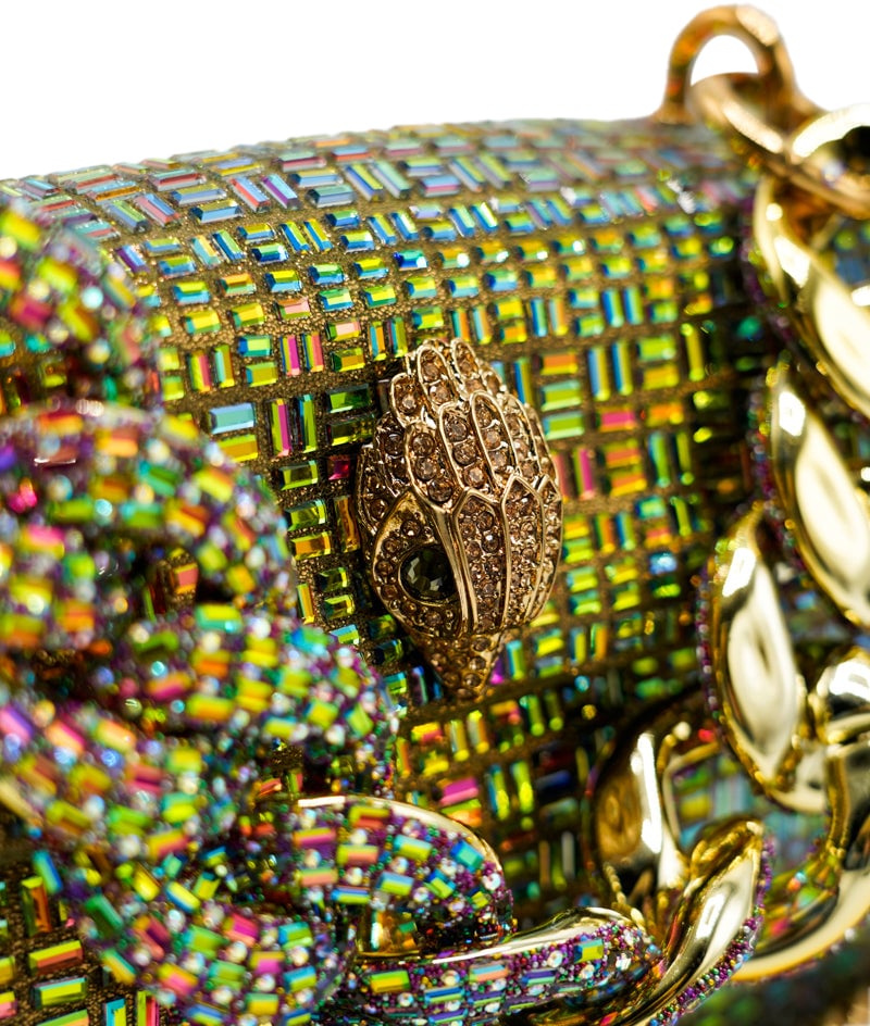 Kurt Geiger London Mini Kensington Chain Tas Goud